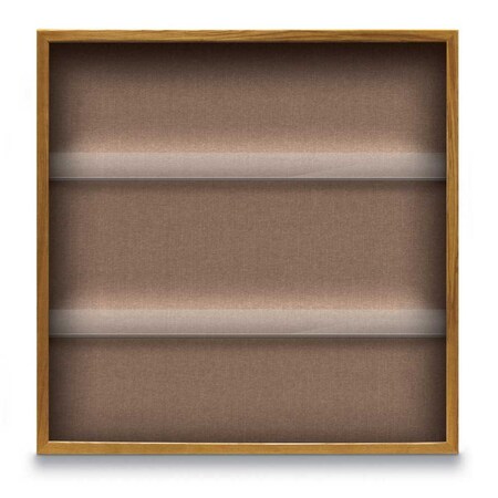 United Visual Products Outdoor Enclosed Combo Board, 48"x36", White Frame/Green & Black UVCB4836ODW-GREEN-BLACK